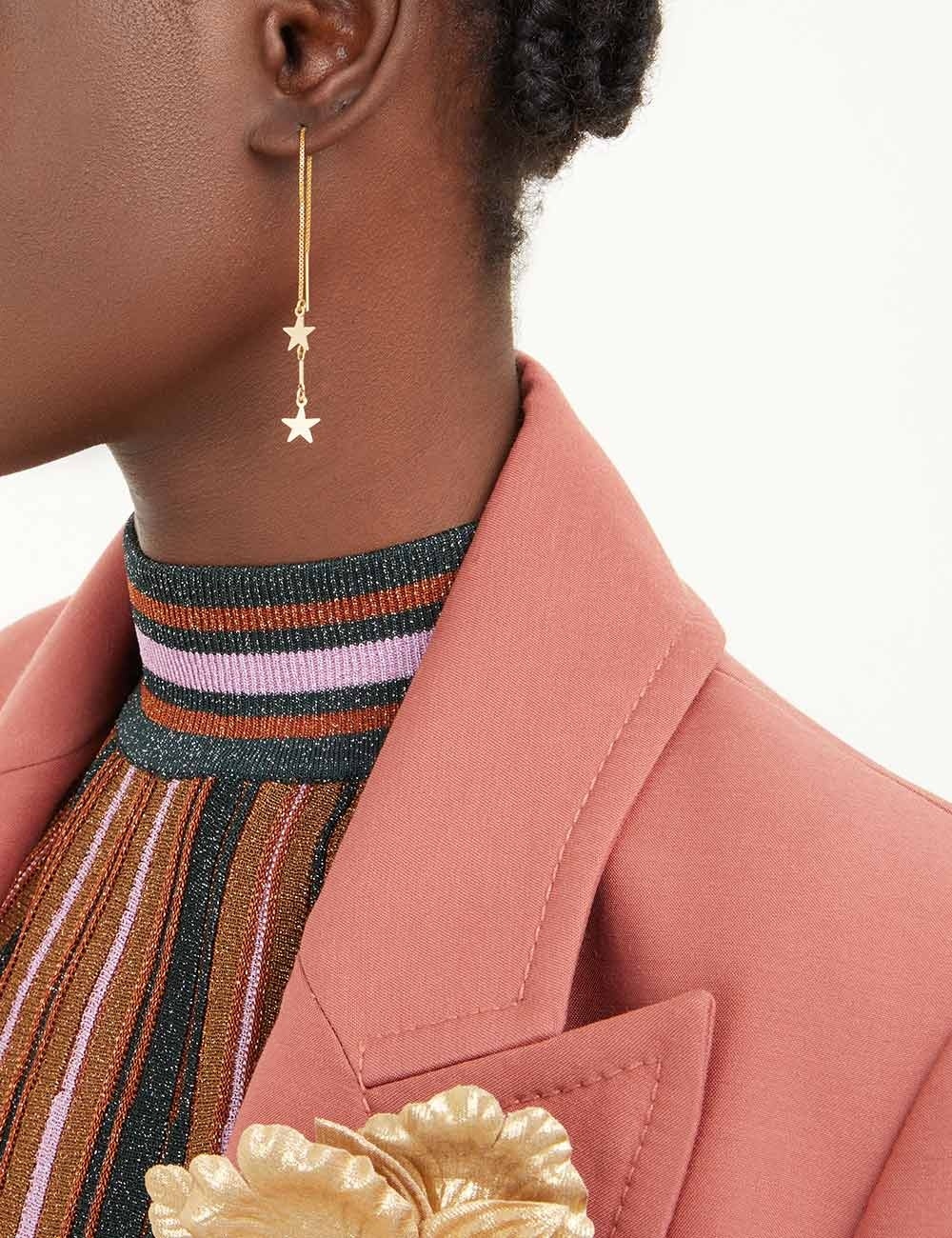 STAR THREADTHROUGH EARRINGS - 2