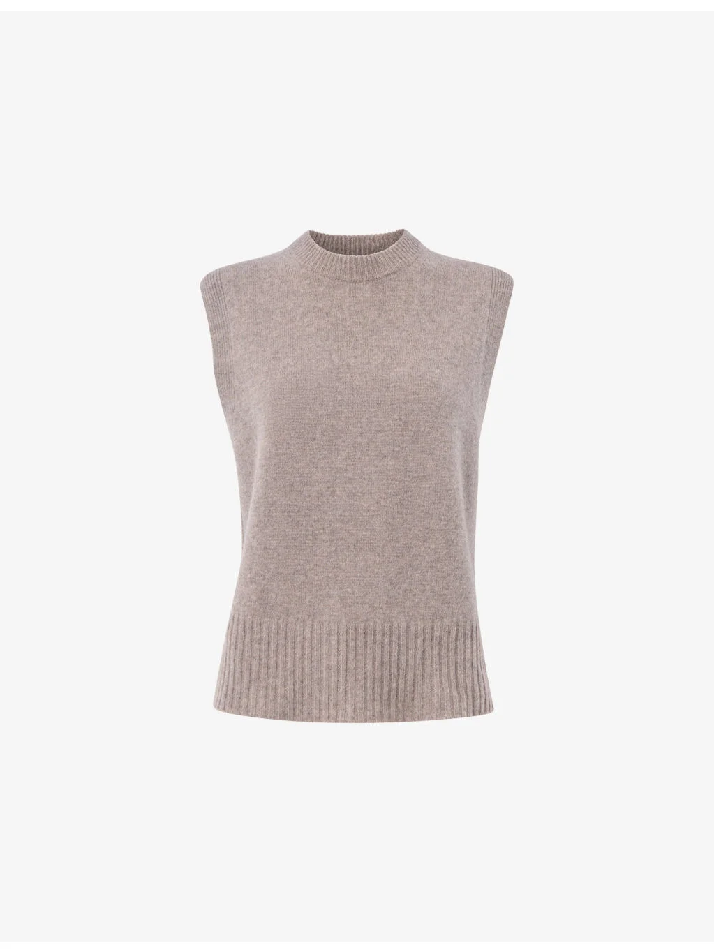 Wool Sleeveless Tank Top - 1