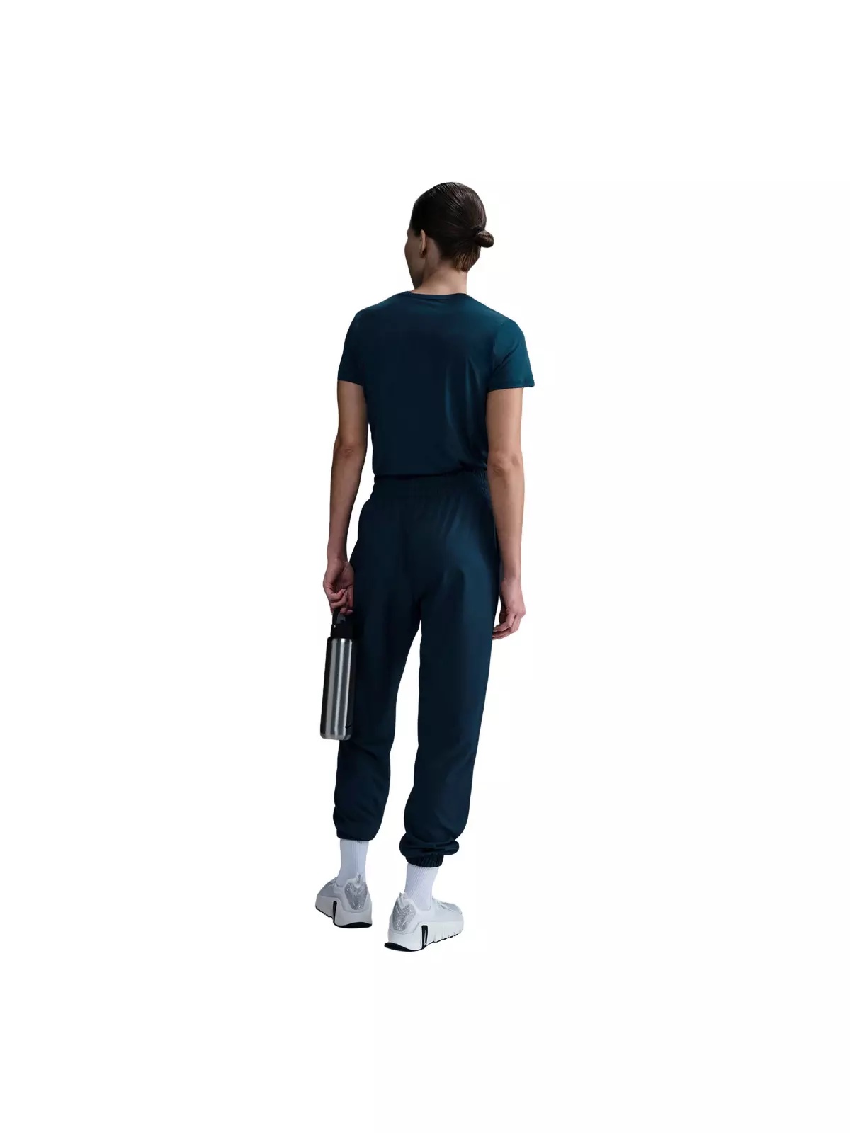 Women's One Dri-FIT High-Waisted 7/8 Joggers-Blue - 2