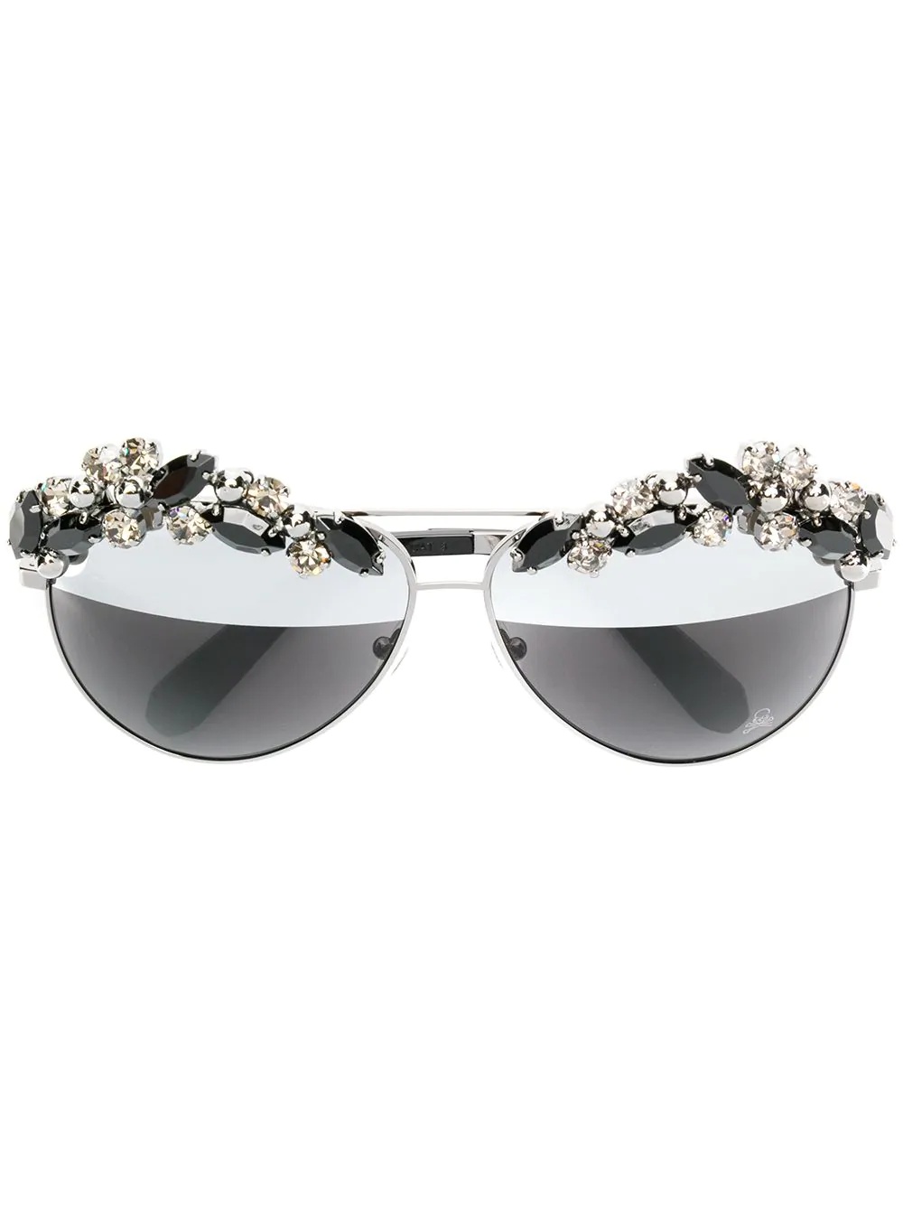 crystal embellished sunglasses - 1