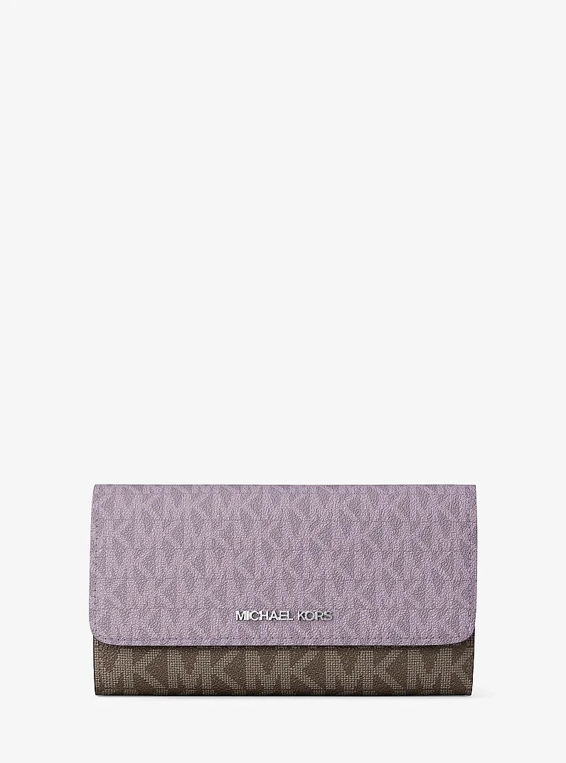 Jet Set Travel Signature Logo Tri-Fold Wallet - 1