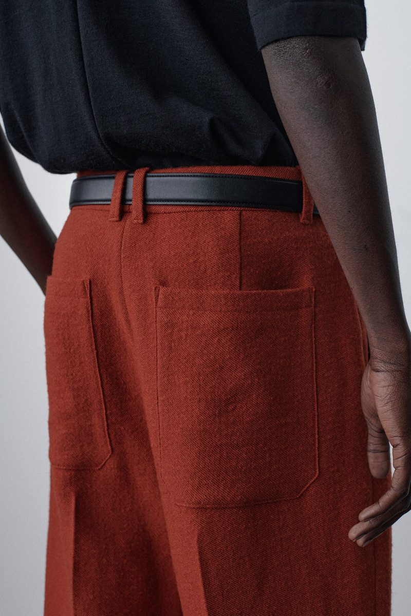 Gustavo Pant in Virgin Wool and Linen 4