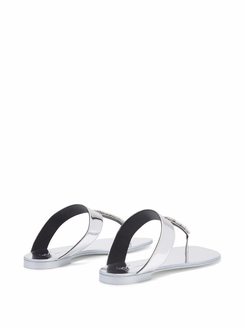 Cleta crystal-embellished sandals 3