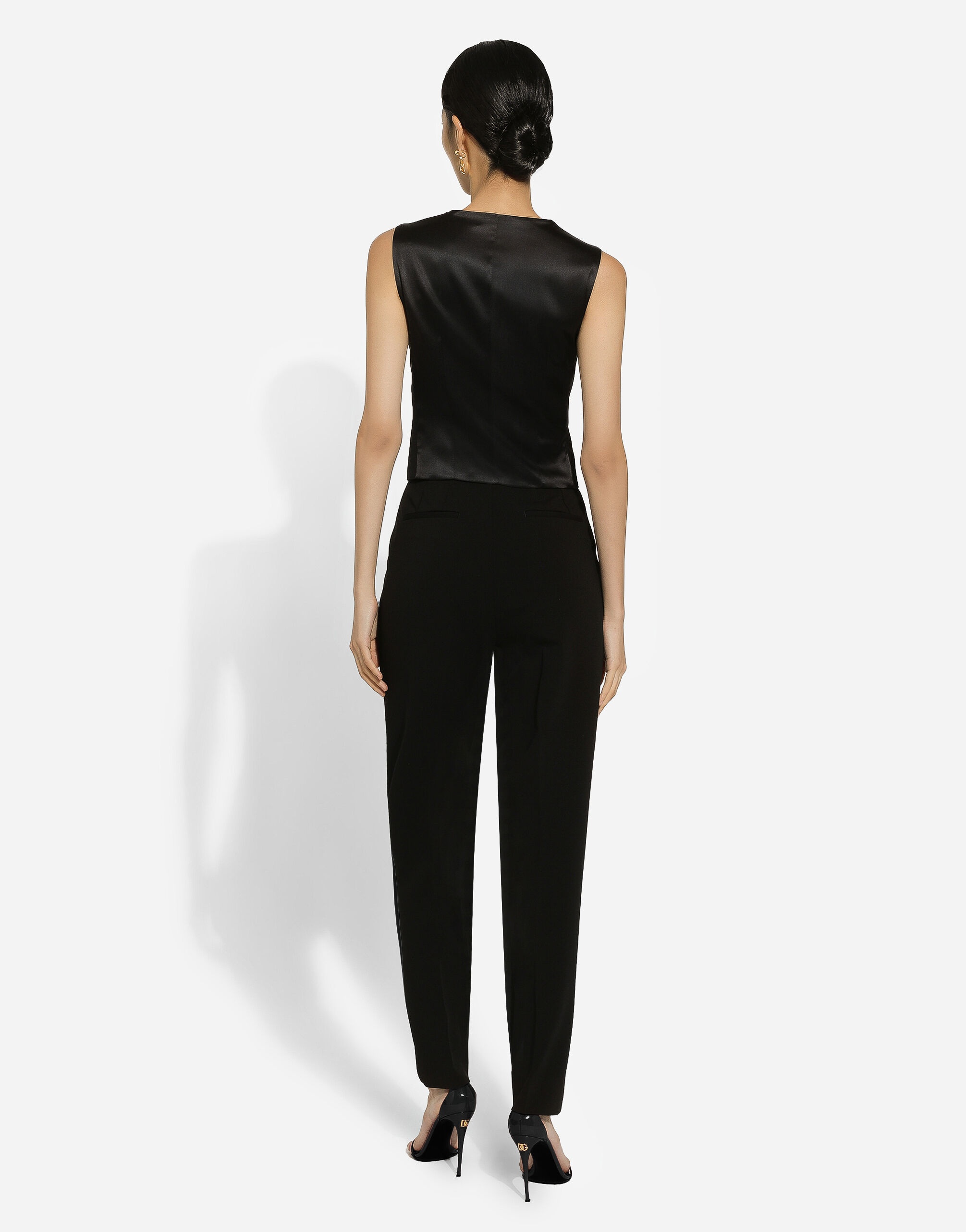 Wool twill vest - 3