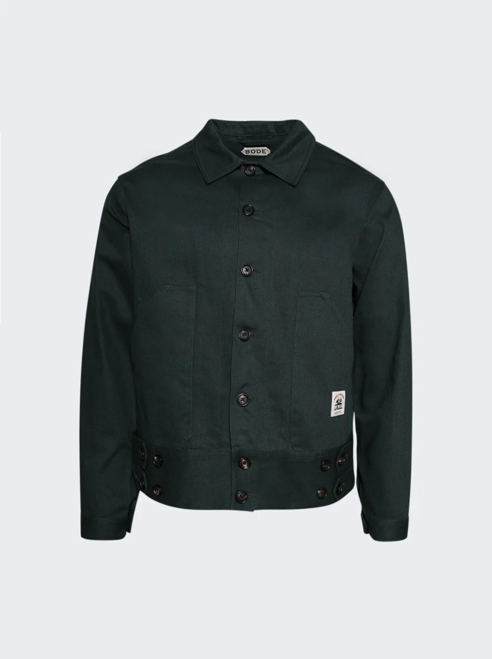 Knolly Brook Side Tab Jacket Dark Green - 1