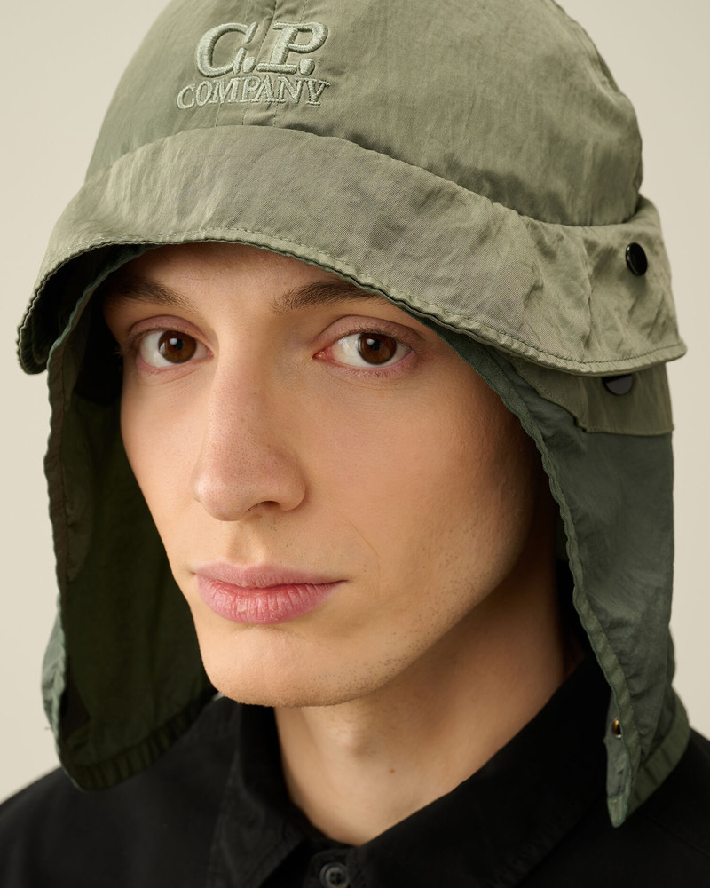 Nylon B Neck Flap Bucket Hat 5