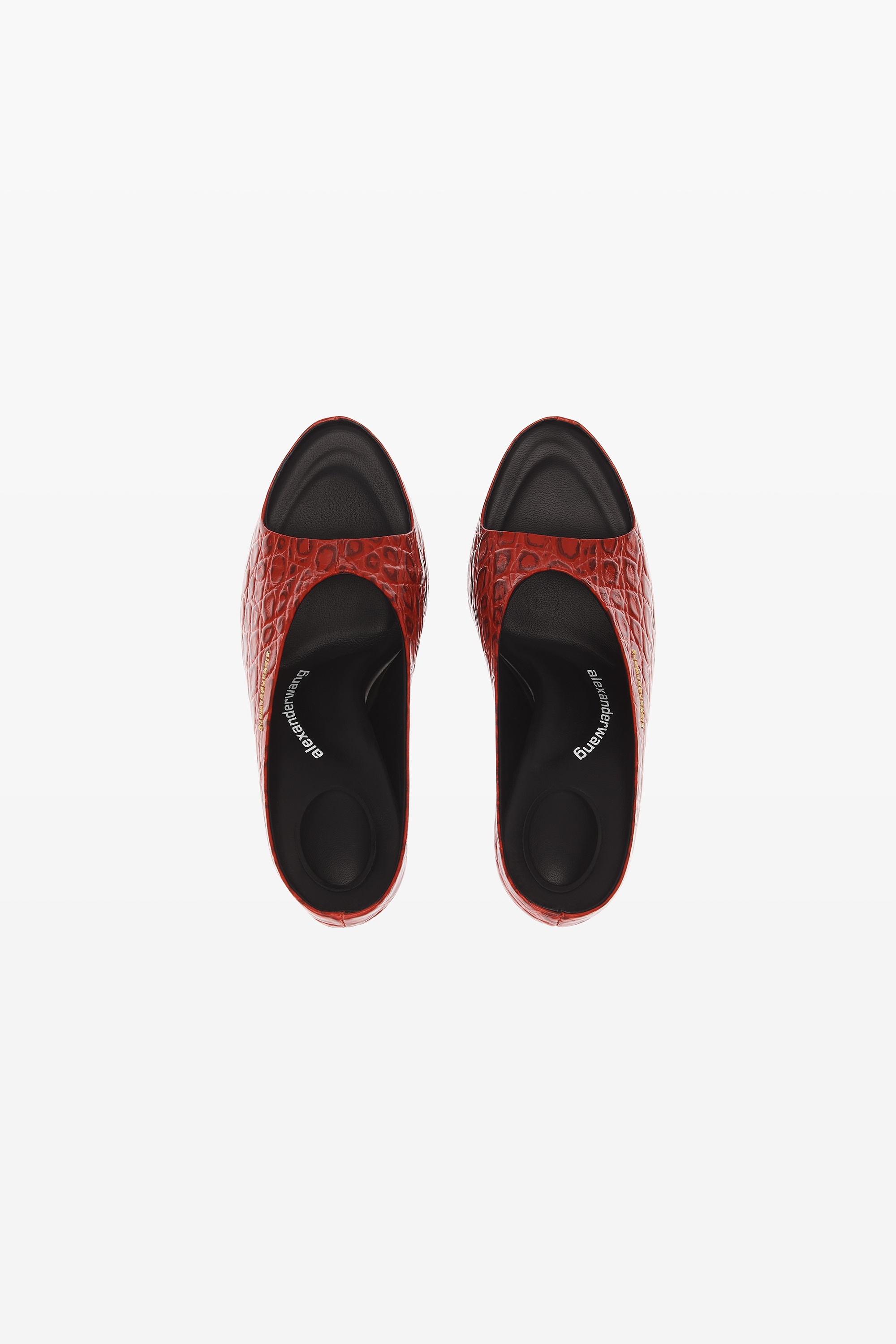 DESTINY 150 SANDAL IN CROC EMBOSSED COW LEATHER - 5
