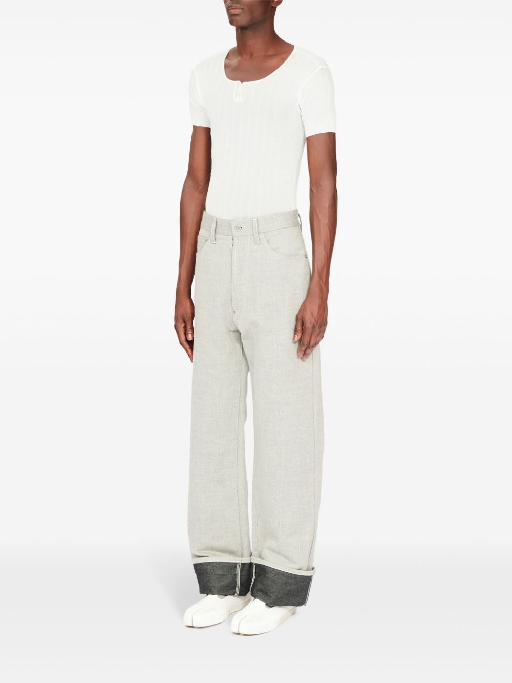 high-rise straight jeans - 6