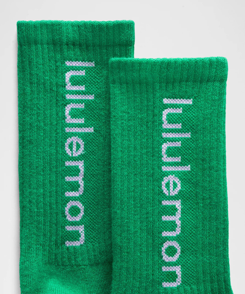 lululemon Unisex Daily Essential Crew Socks *Wordmark outlook