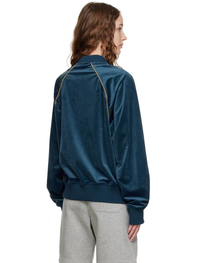 Navy Embroidered Sweatshirt 3