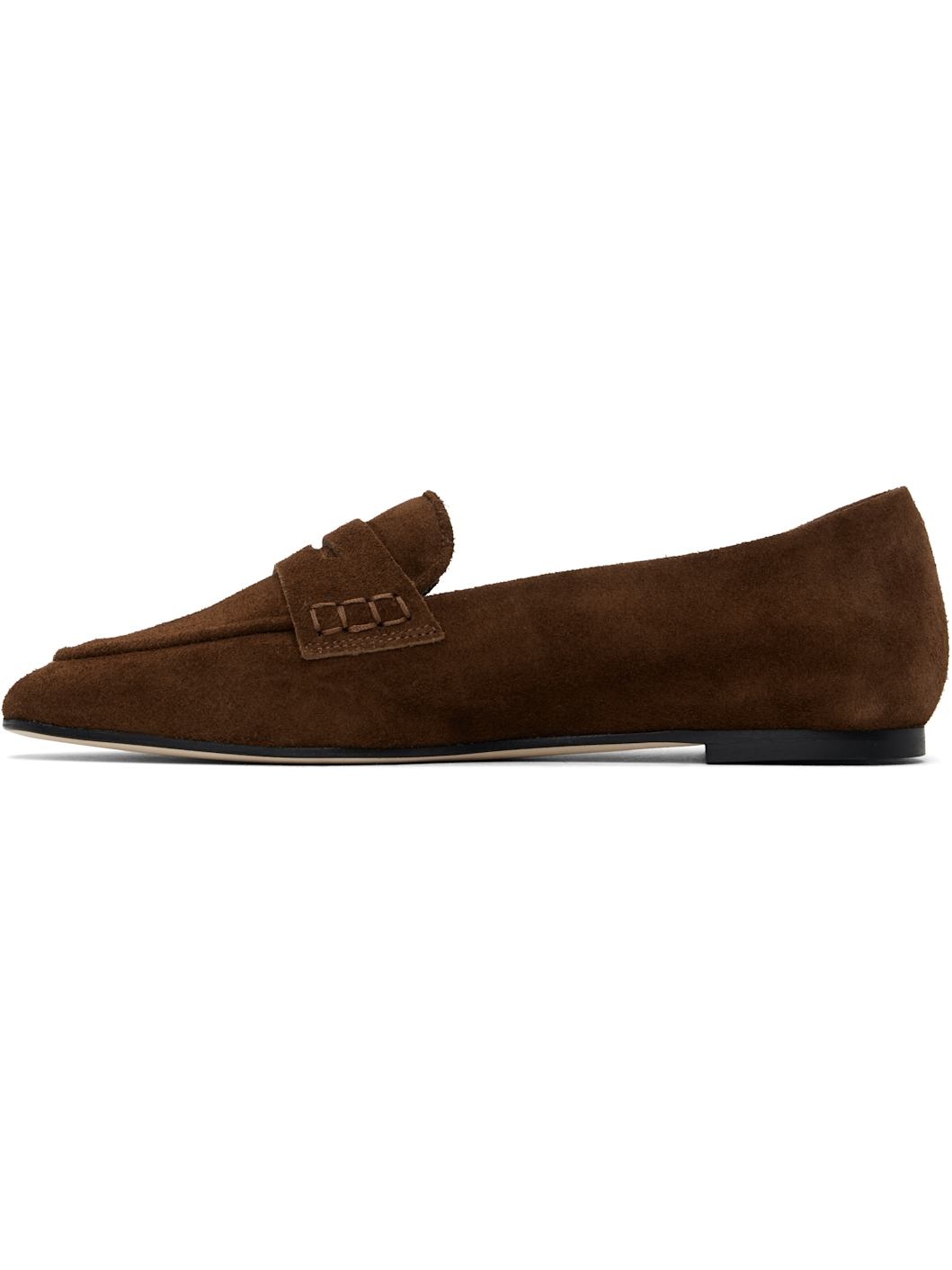 Brown Alfie Suede Loafers - 3