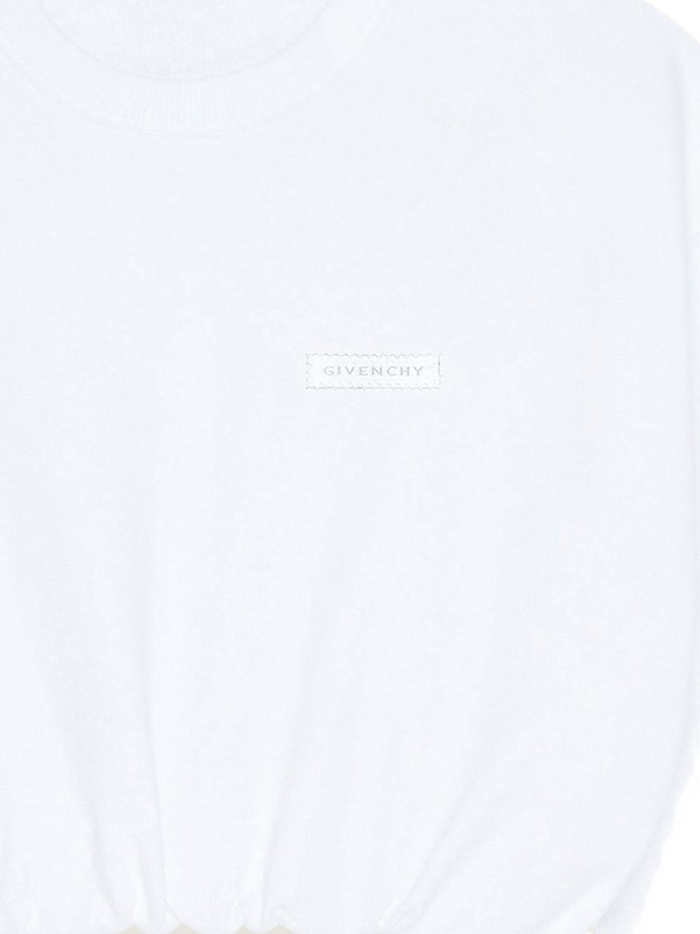 logo-patch cropped sweatshirt - 4