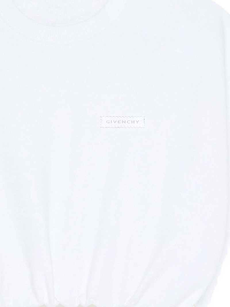 logo-patch cropped sweatshirt 4