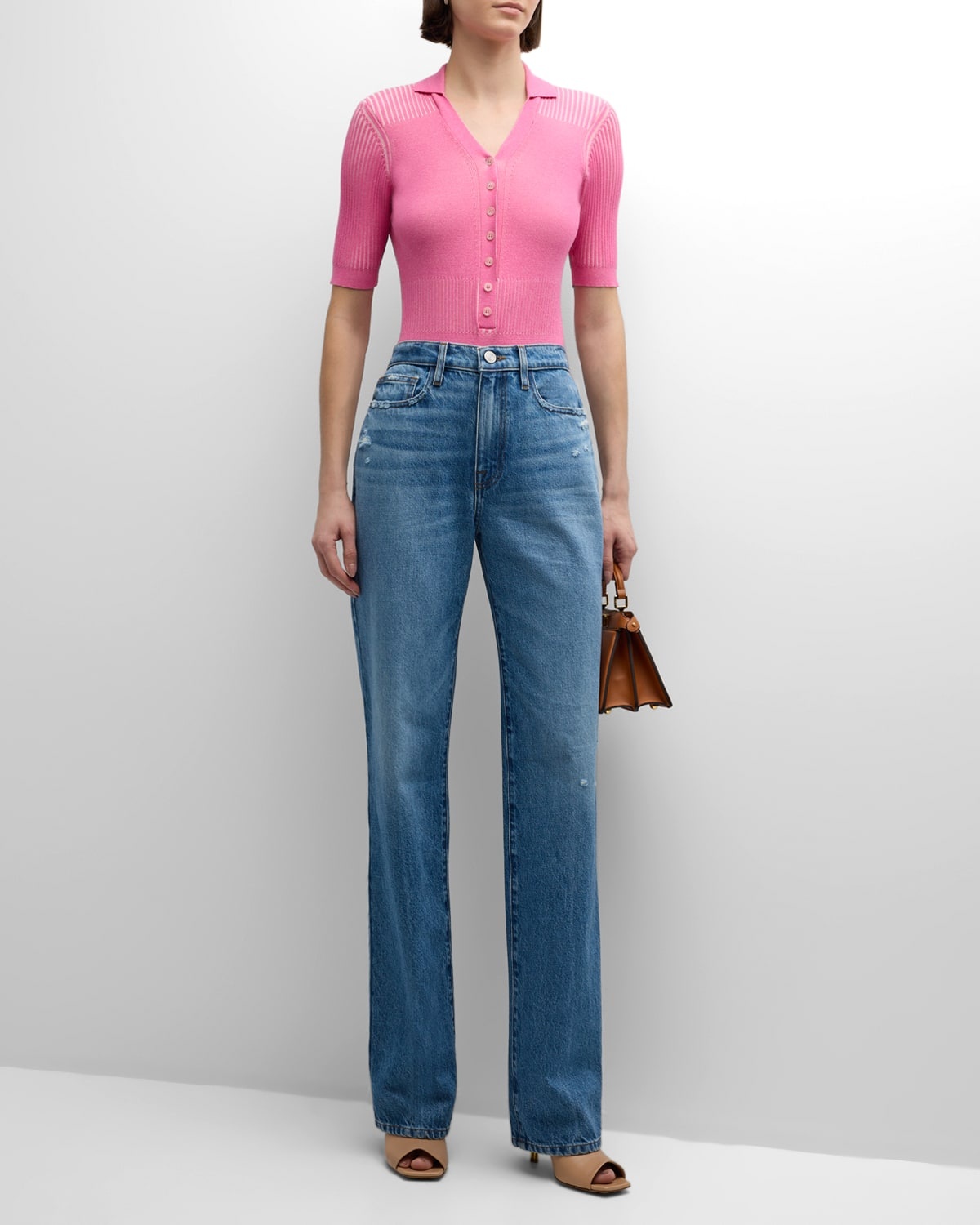 Le Jane Straight-Leg Jeans - 3