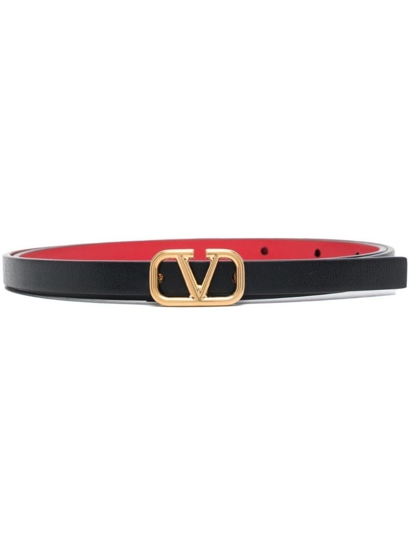 VLogo Signature leather belt - 1