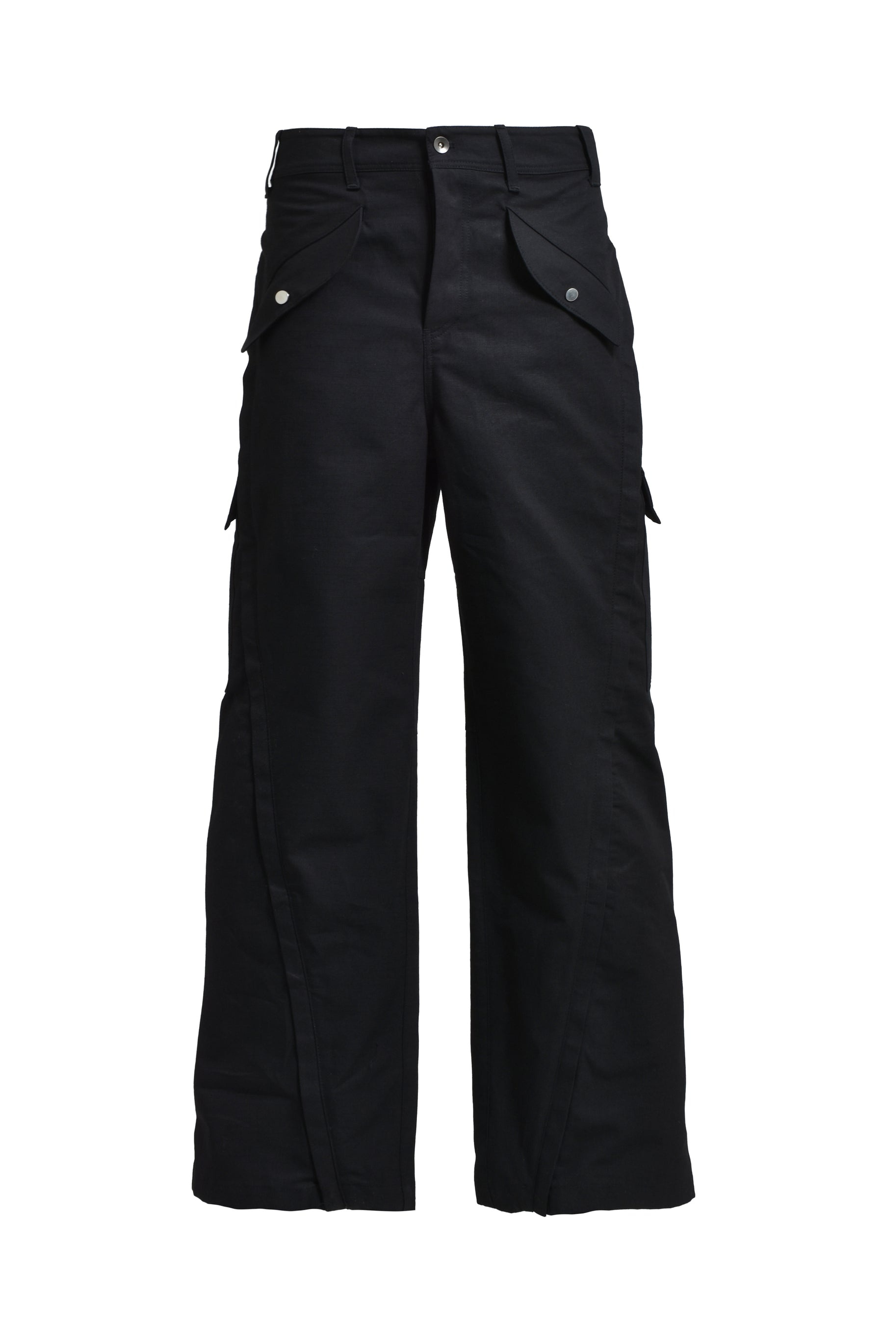 3-WAY ZIP CARGO TROUSERS / BLK - 5