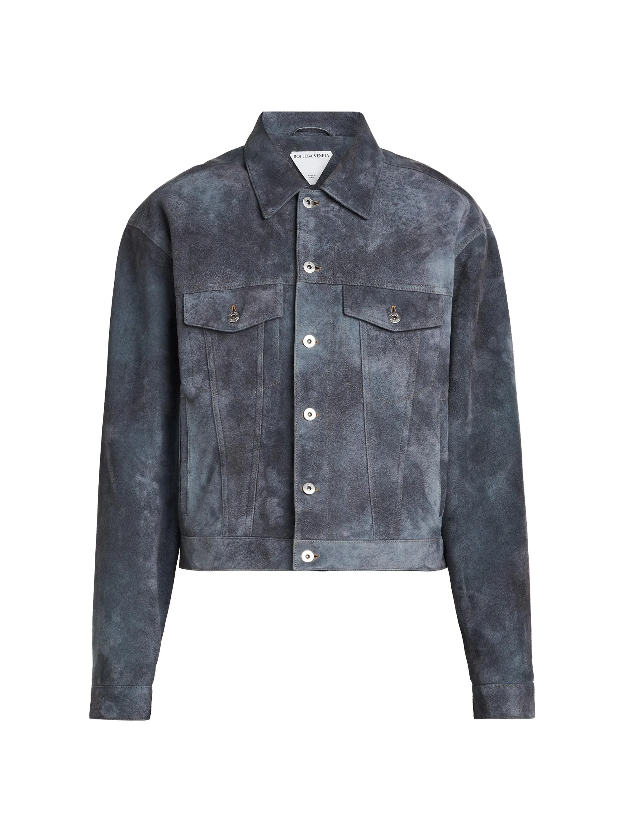 Men's Cloudy Suede Jacket - Cloudy Indigo - 1