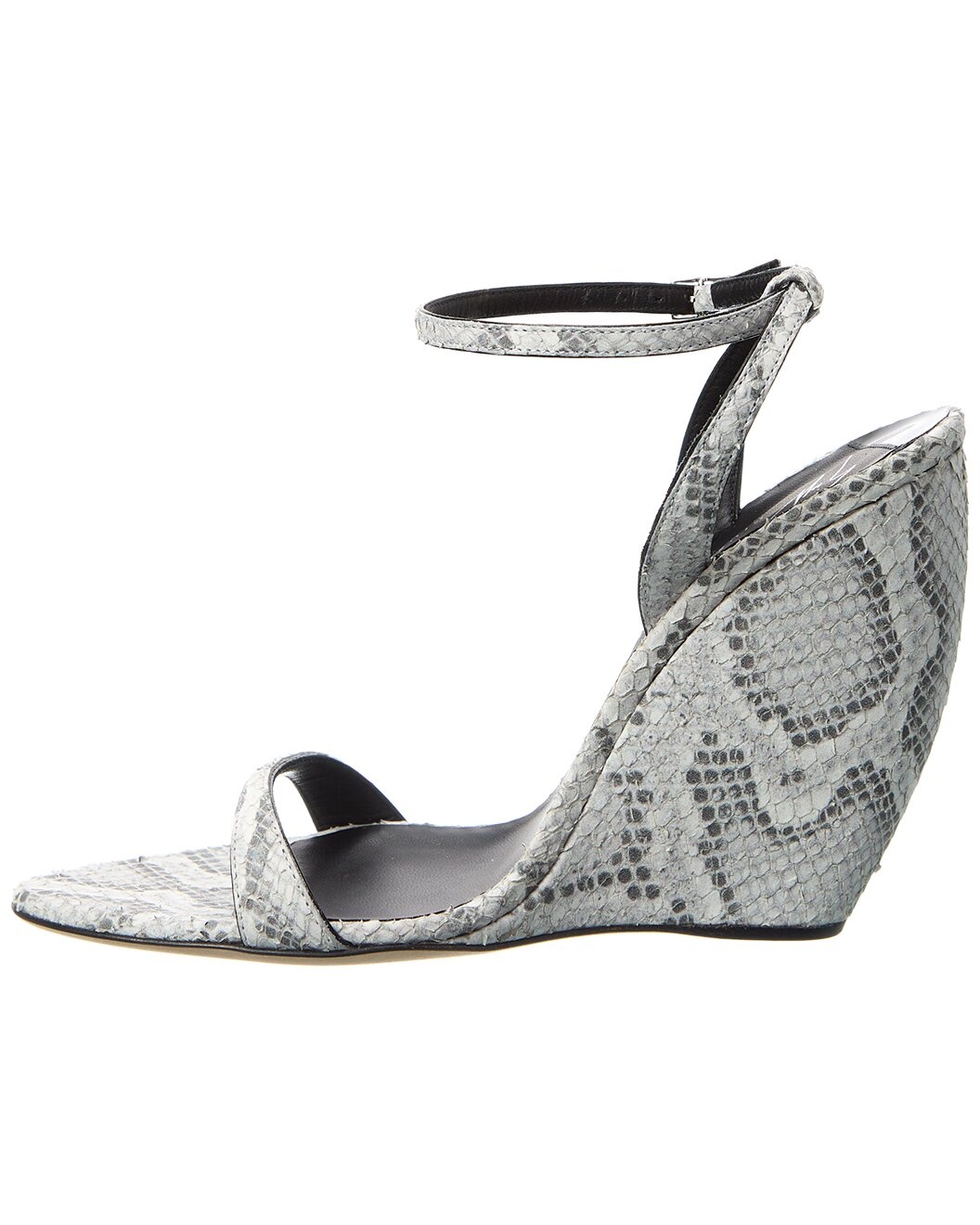 Giuseppe Zanotti Clandestino 105 Snakeskin Wedge Sandal - 2