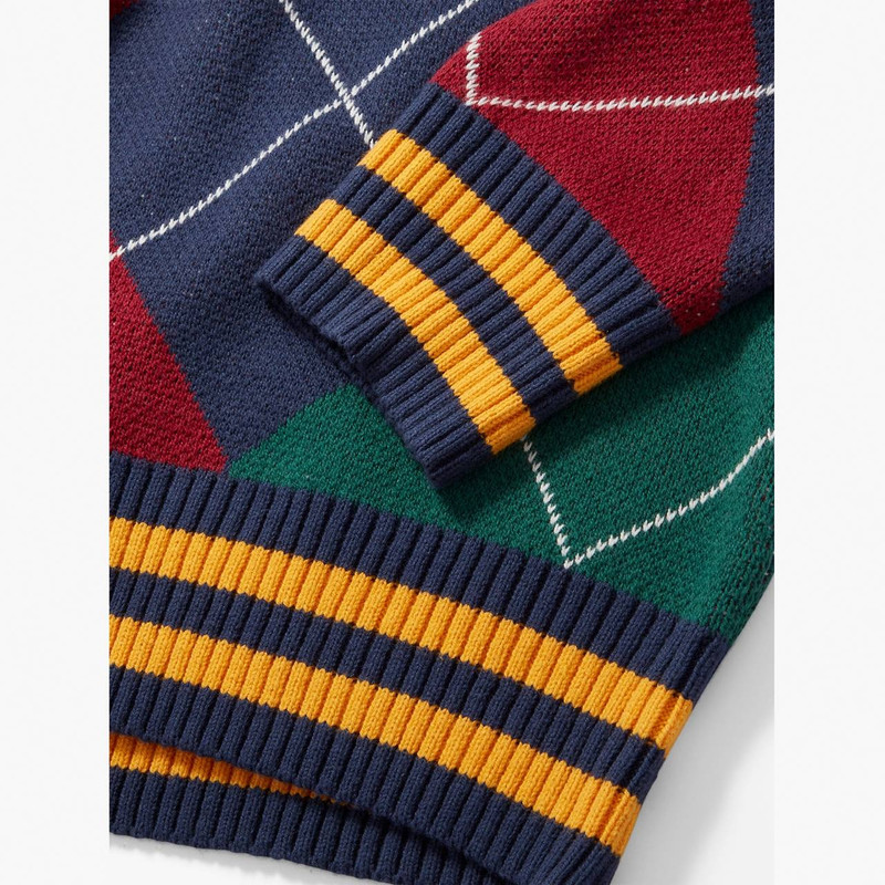 STAY LOOSE V-NECK SWEATER 7