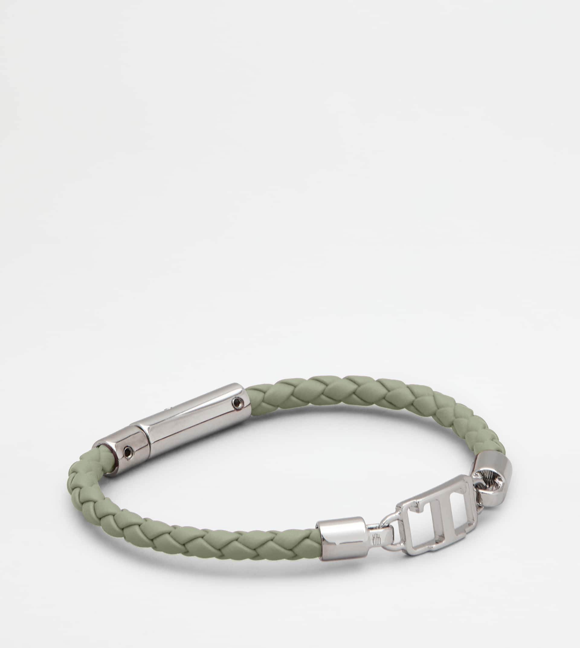 BRACELET IN LEATHER - GREEN - 2