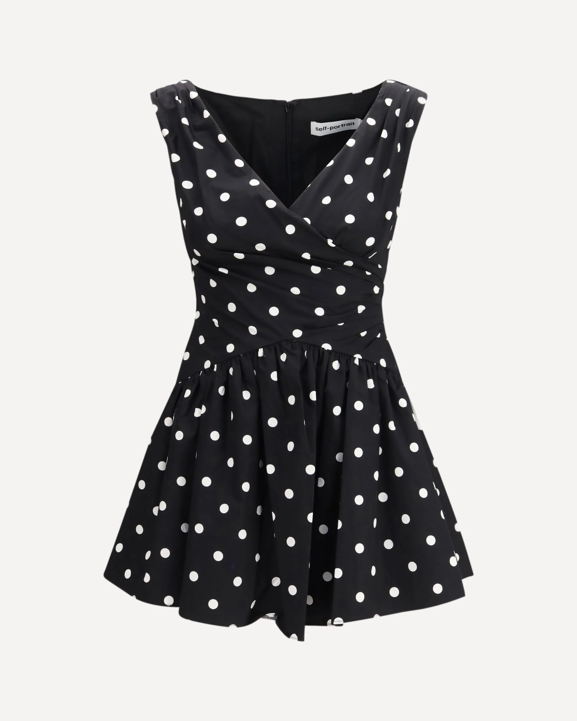Polka dot cotton mini Dress - 1
