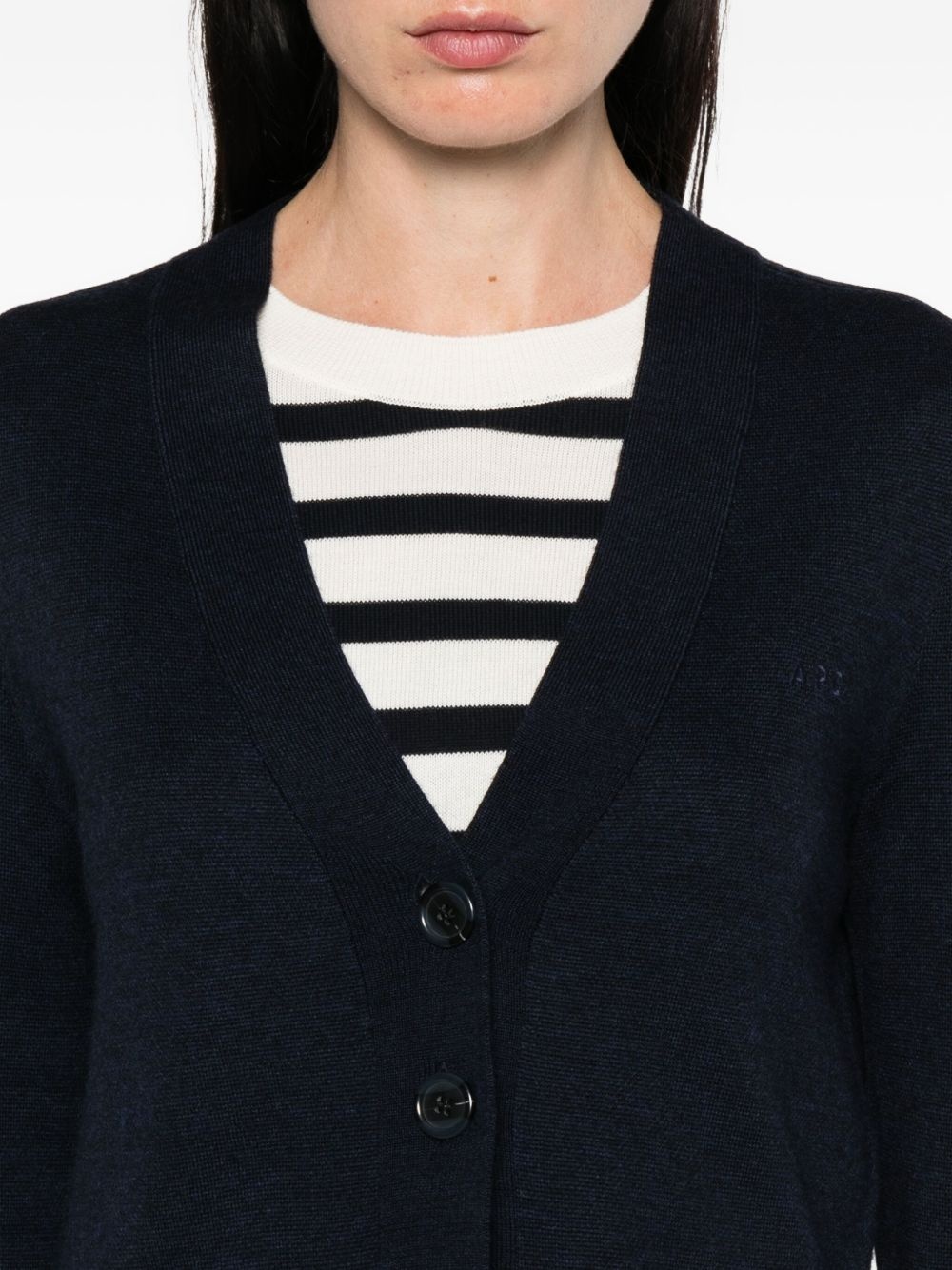 V-neck cardigan - 5