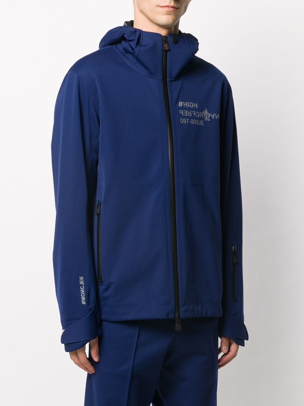 LOGO PRINT ZIP-UP JACKET - 3