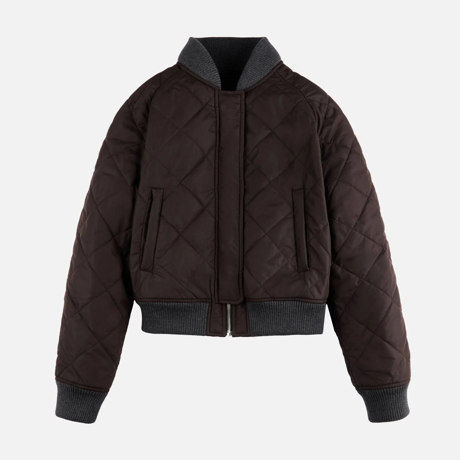 Cropped bomber jacket - 1