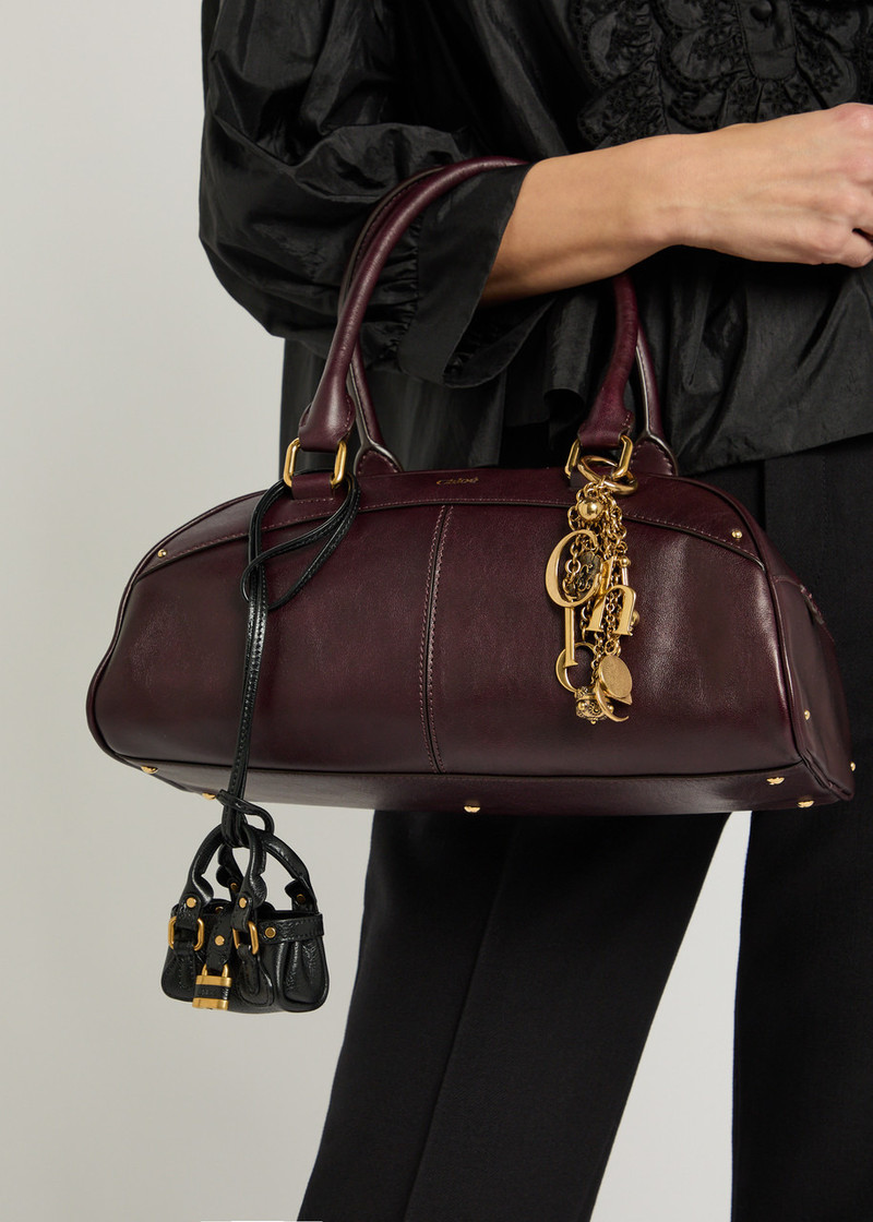 Chloé Chloe Paddington Leather bag Charm outlook