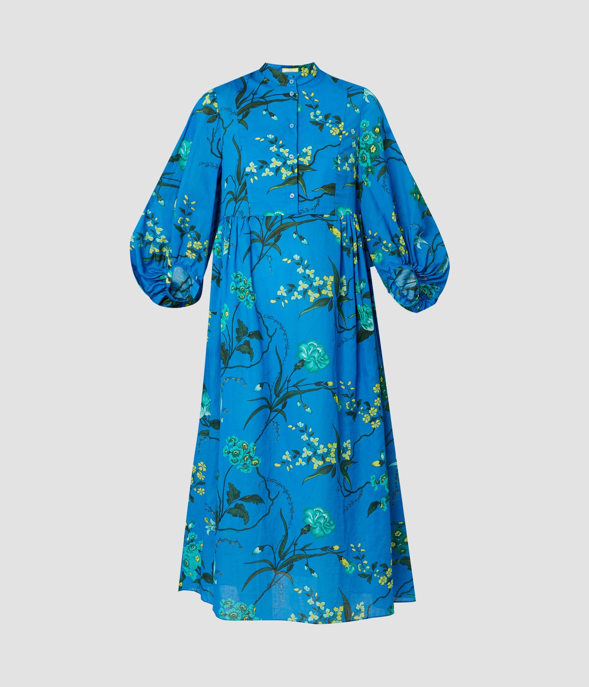 MIDI DRESS WITH TIE WAIST DETAIL - 1