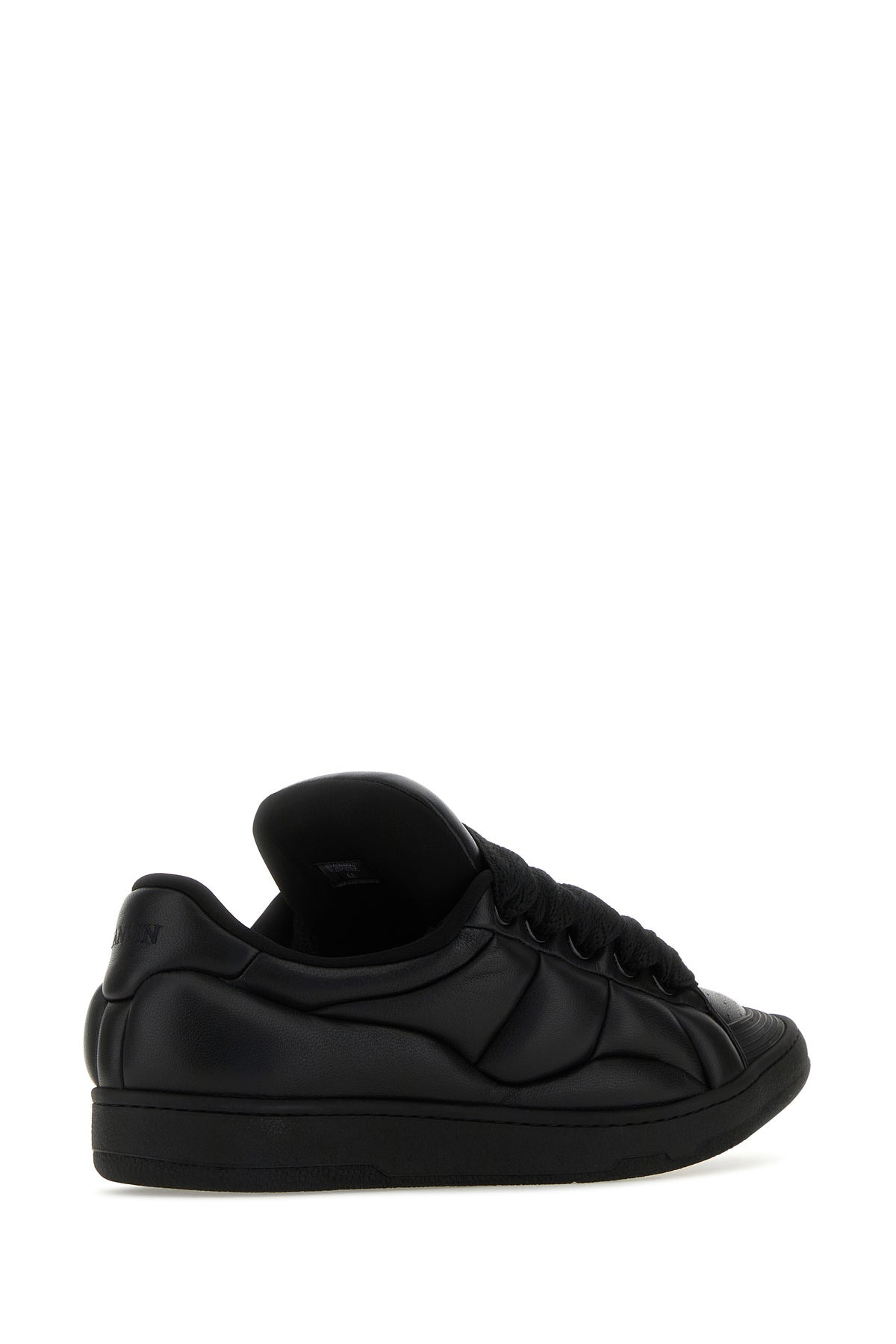 Black leather Curb XL sneakers - 3