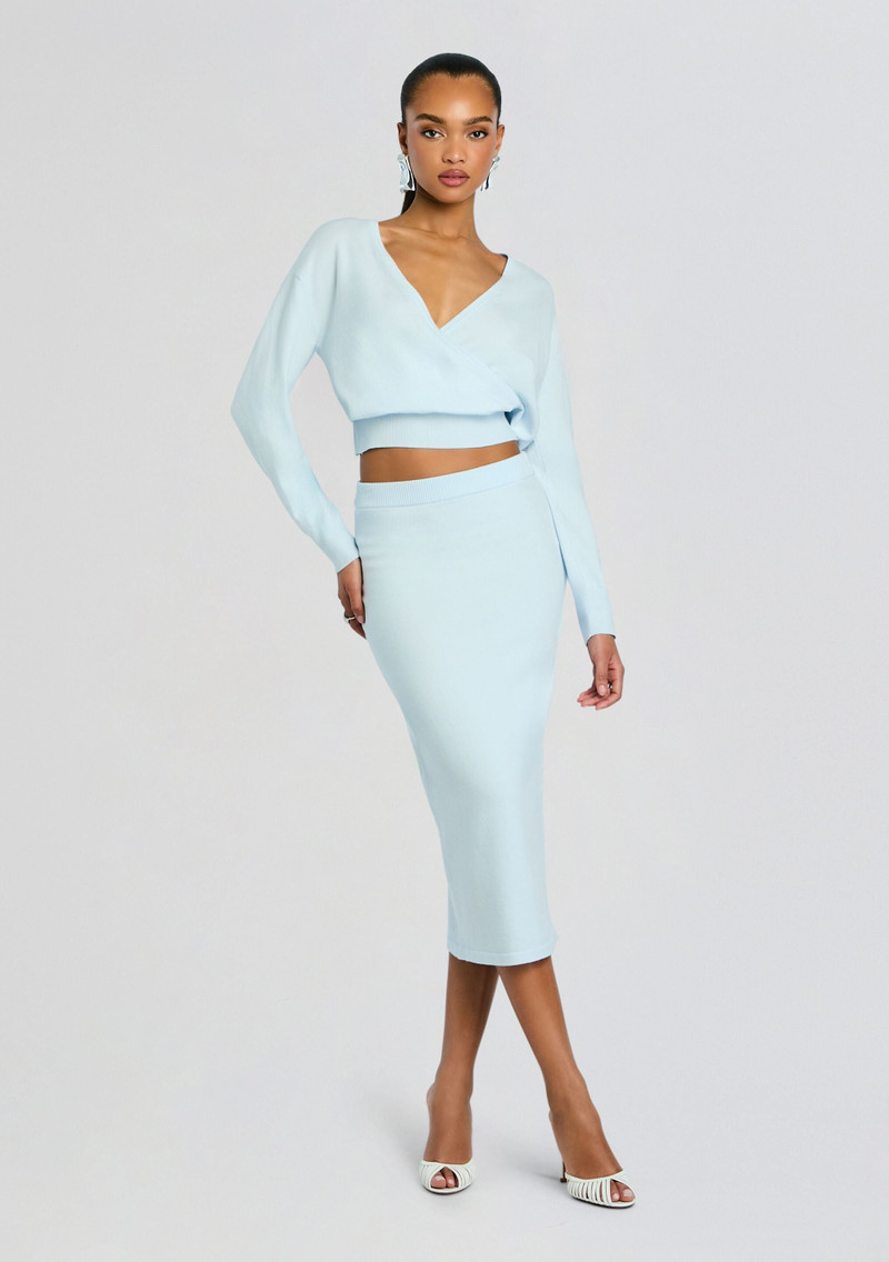 RETROFÊTE TANSY KNIT MIDI SKIRT outlook