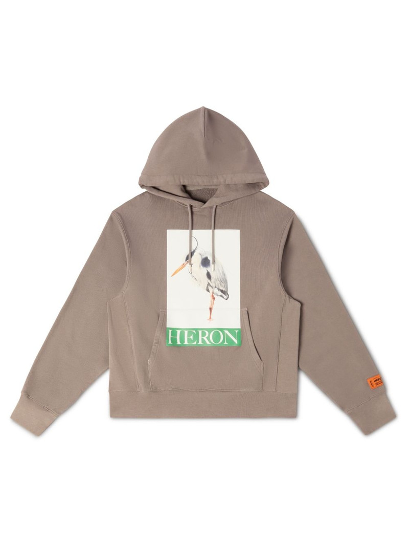 Heron Bird Painted Hoodie 1