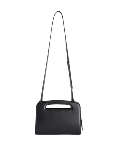 AMI Paris logo-stamp leather shoulder bag outlook