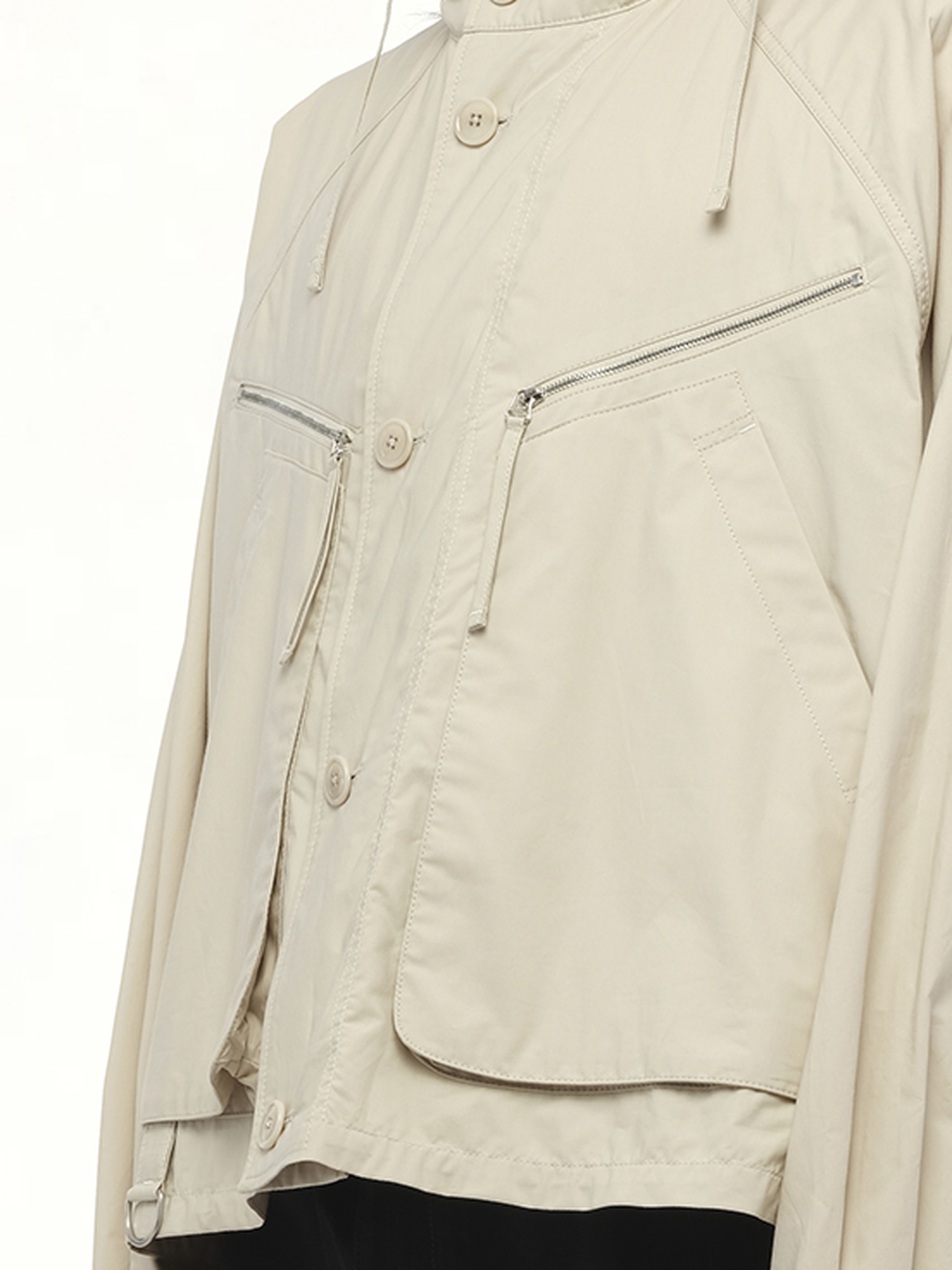 Parachute Blouson in Stone Beige - 3
