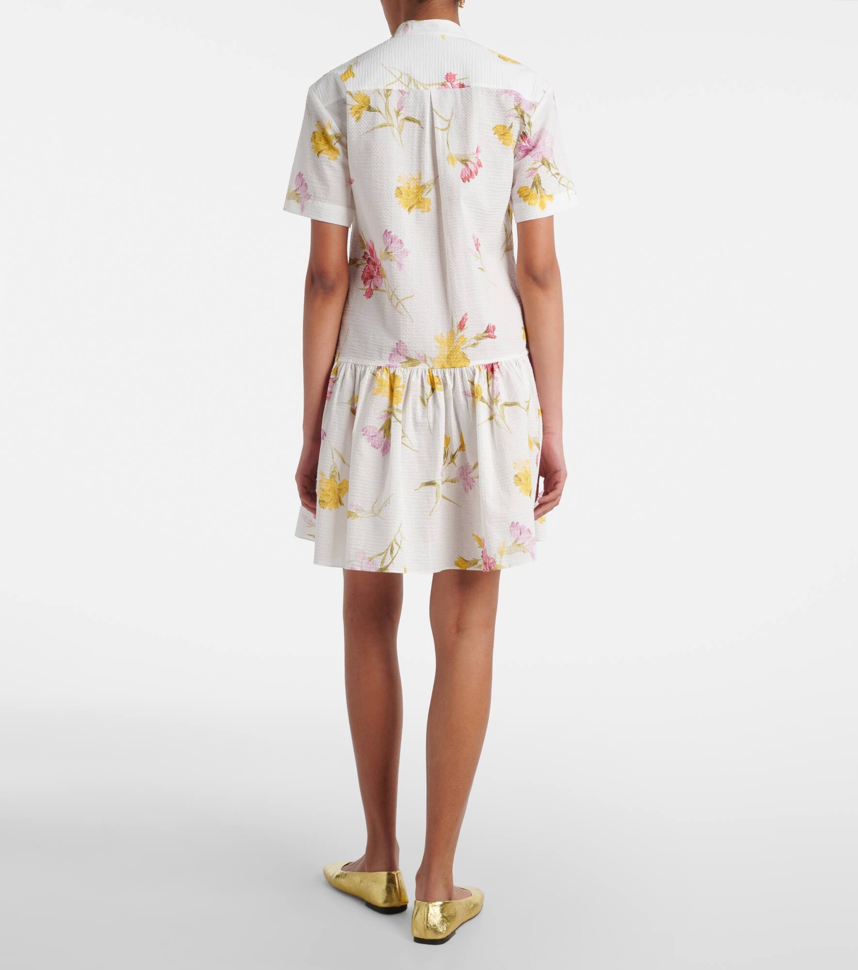 Floral cotton minidress - 3