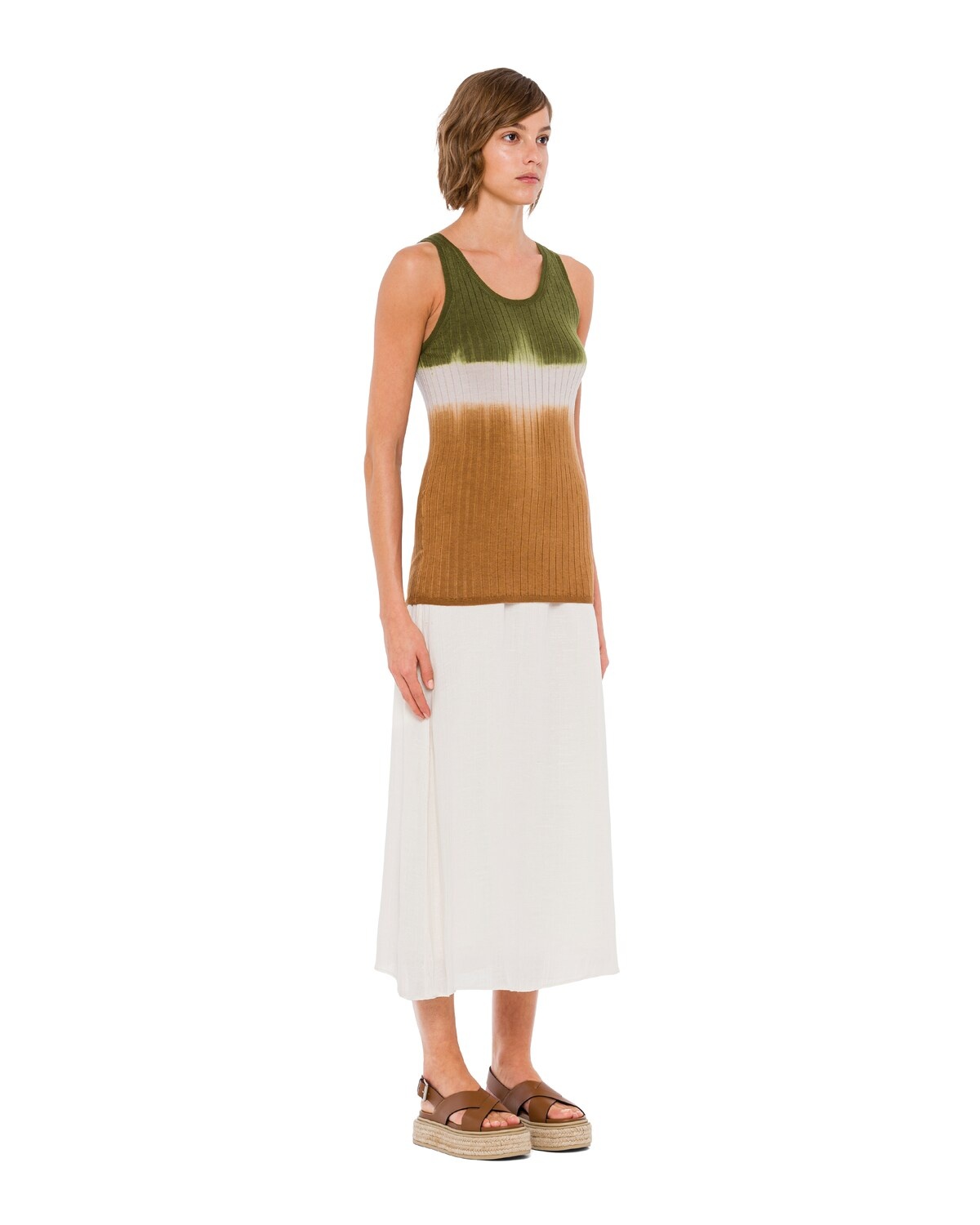 Wool and silk tank top - 3