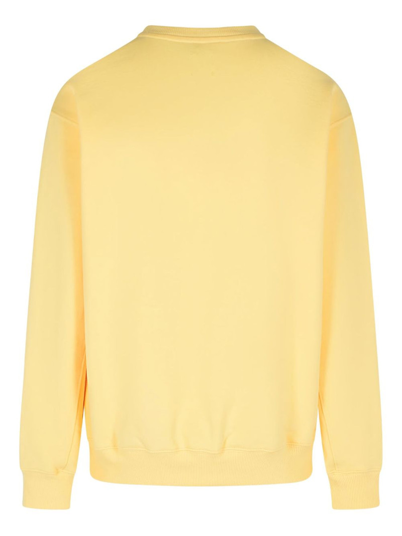 New Balance logo-appliqué cotton sweatshirt outlook