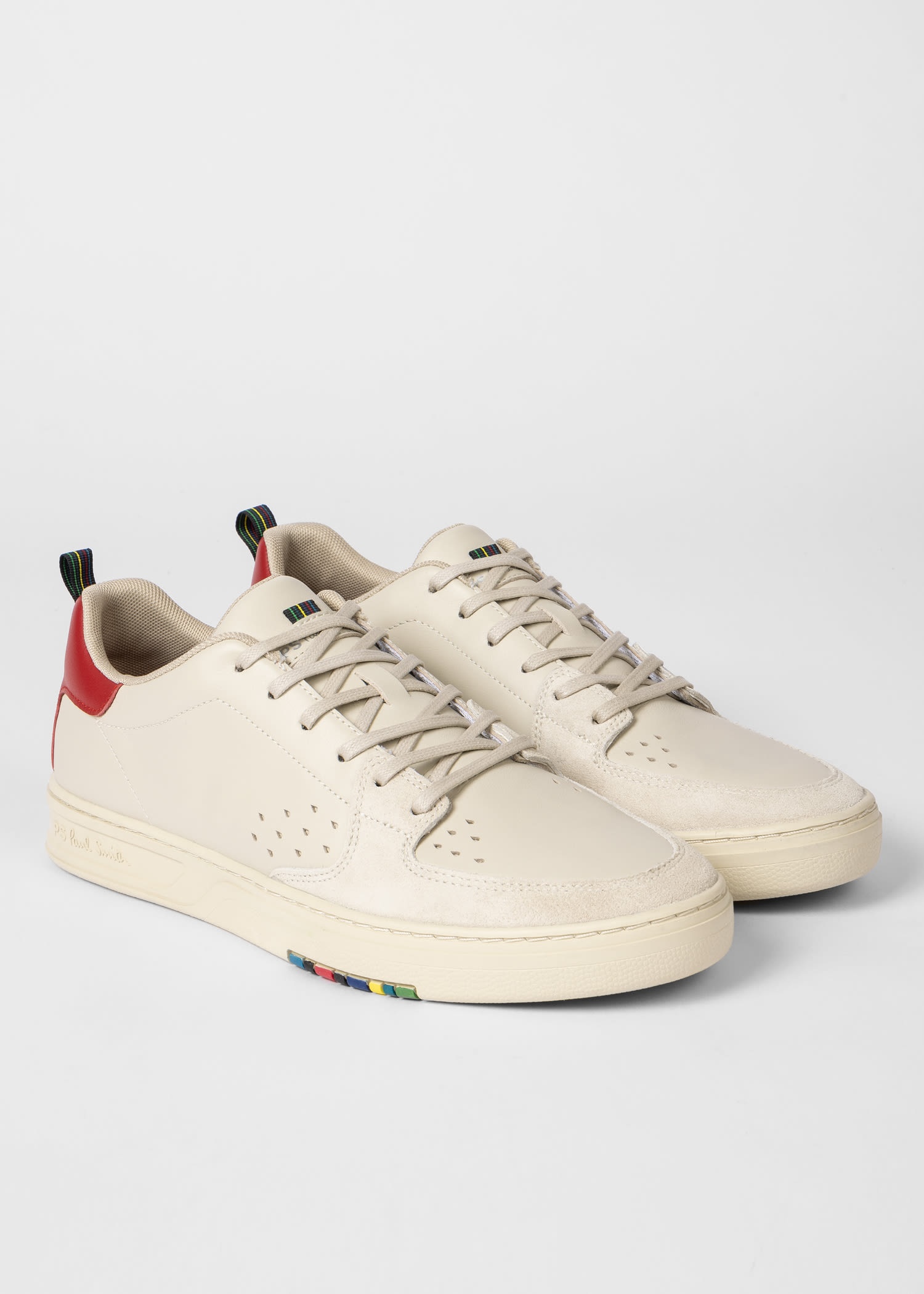 'Cosmo' Trainers With Red Trim - 2