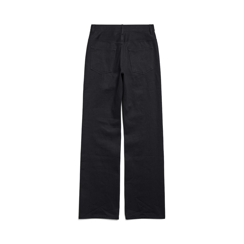Women's Straight Fit Pants in Black 6