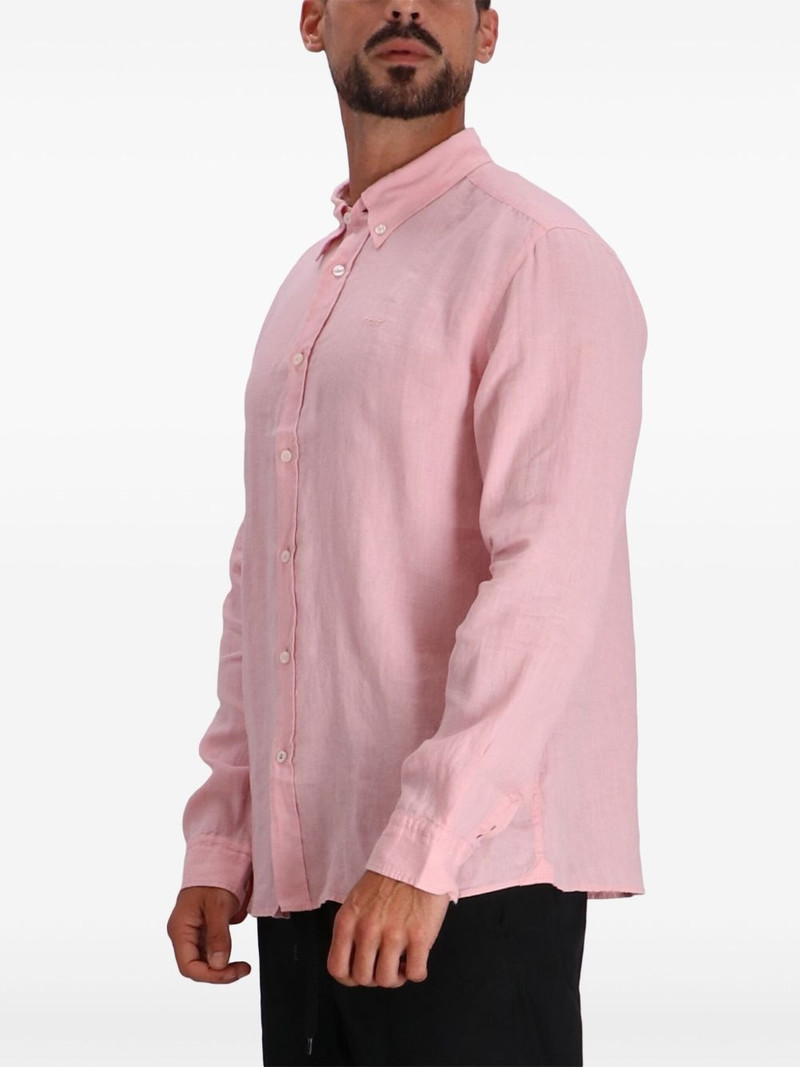 logo-embroidered shirt 3