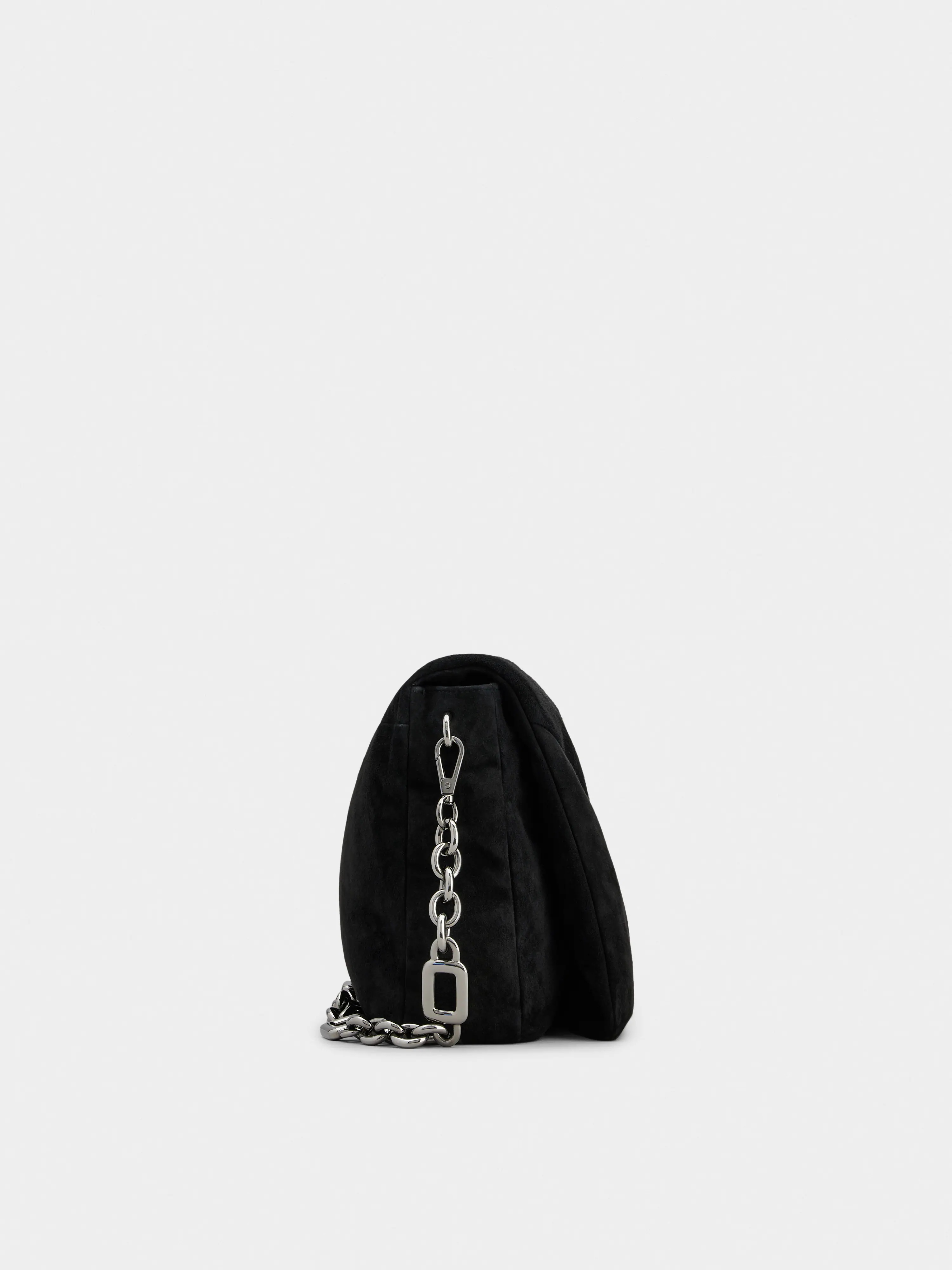 Viv' Choc Large Bag in suede - 2