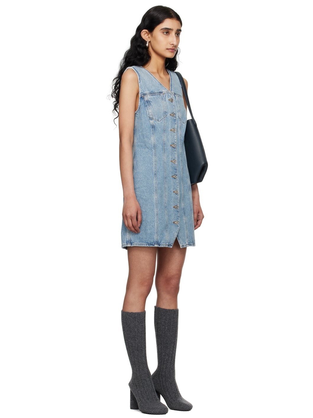 Blue Trina Denim Minidress - 2
