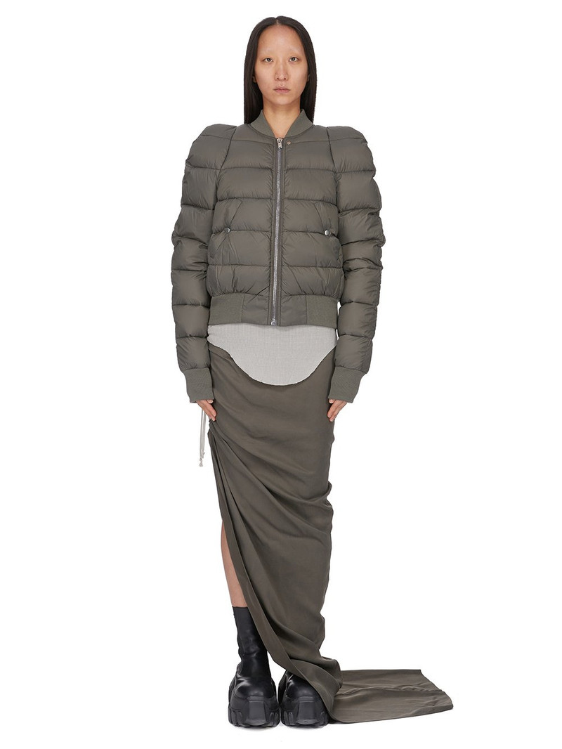 Rick Owens ribbed round-neck top outlook