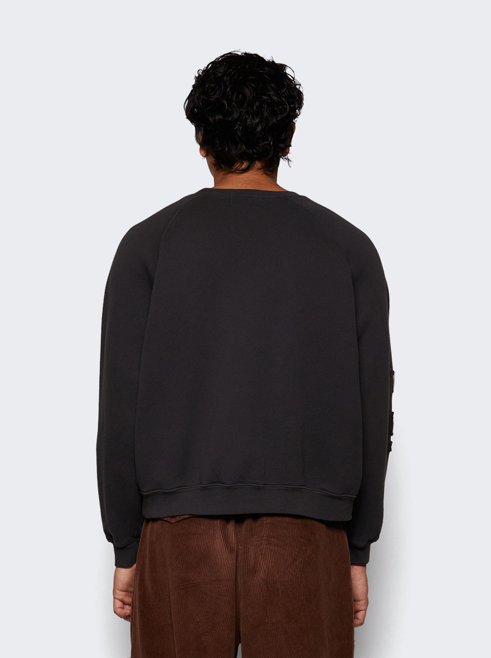 Le Rosey Raglan Sweatshirt Faded Black - 5