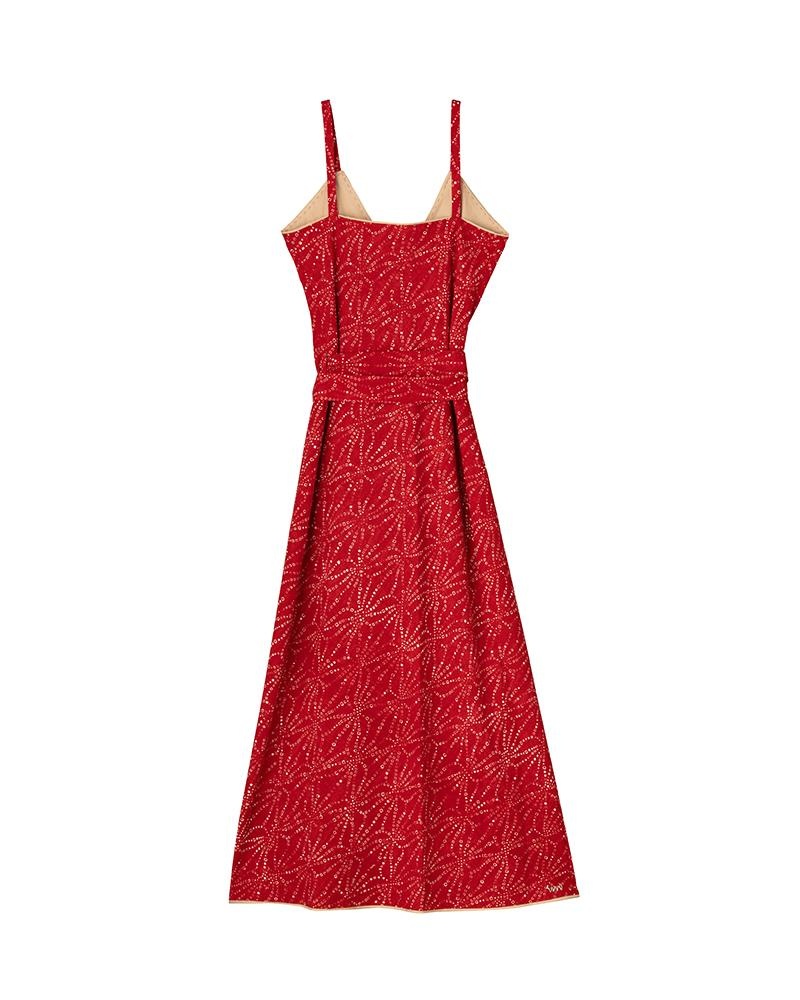 WRAP DRESS RED - 2