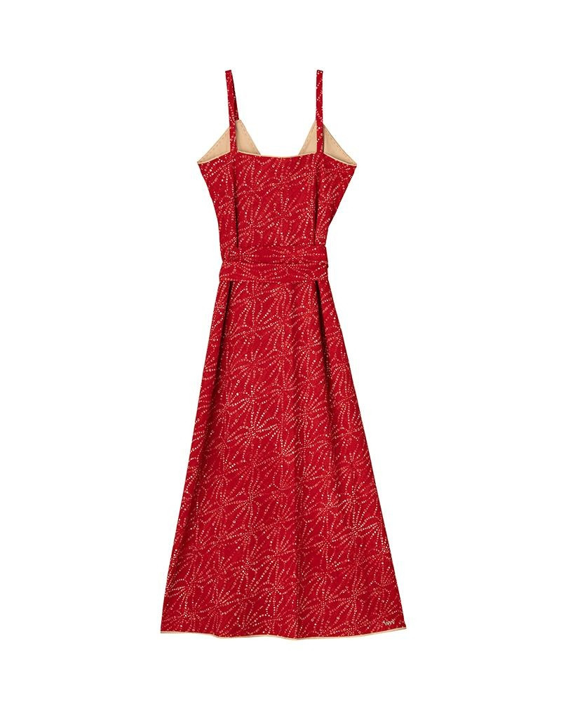 visvim WRAP DRESS RED outlook