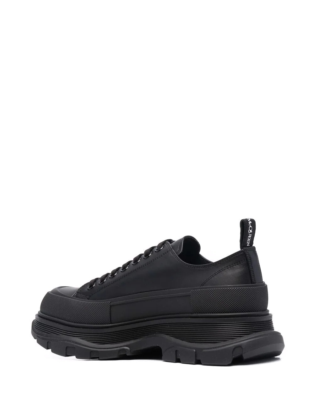 logo-print low-top sneakers - 3