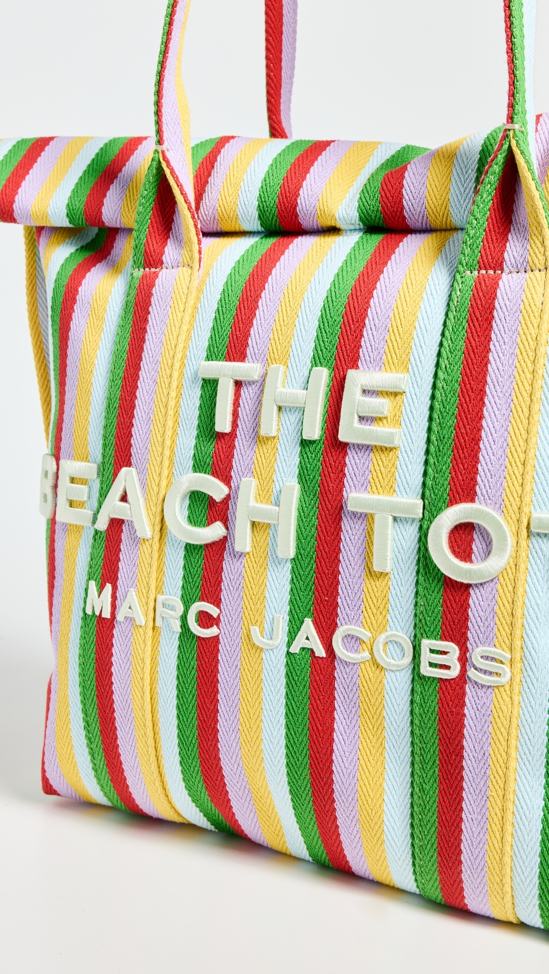 The Striped Jacquard Beach Tote Bag - 4