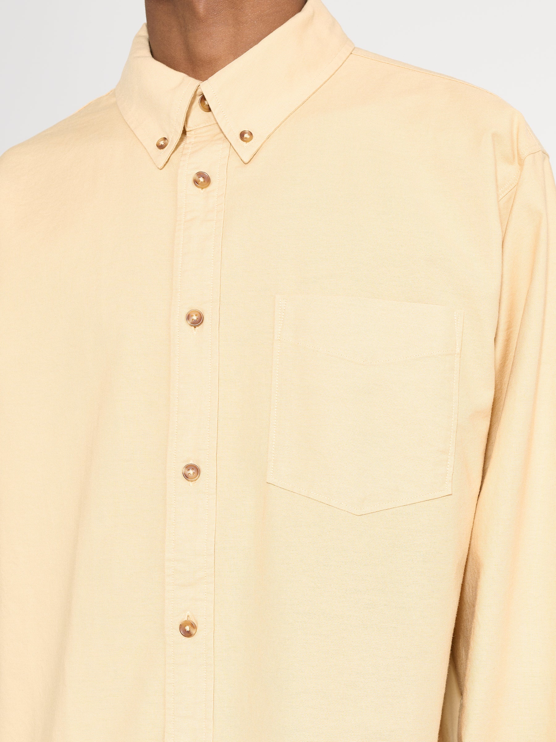 NIKE LIFE OXFORD BUTTON DOWN SHIRT SESAME - 6